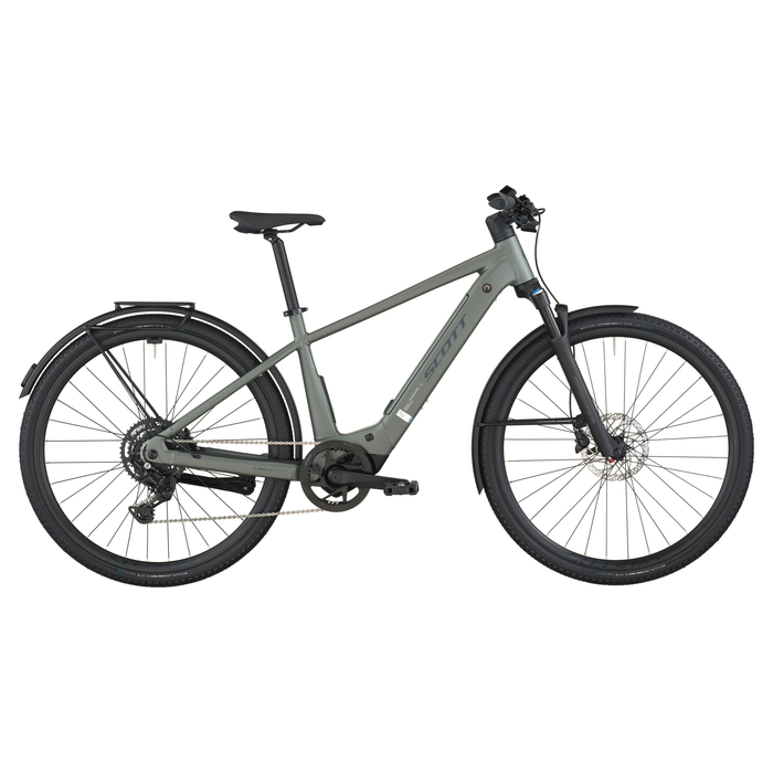 2026 Scott Passage 20 Electric Hybrid Bike In Highland Green