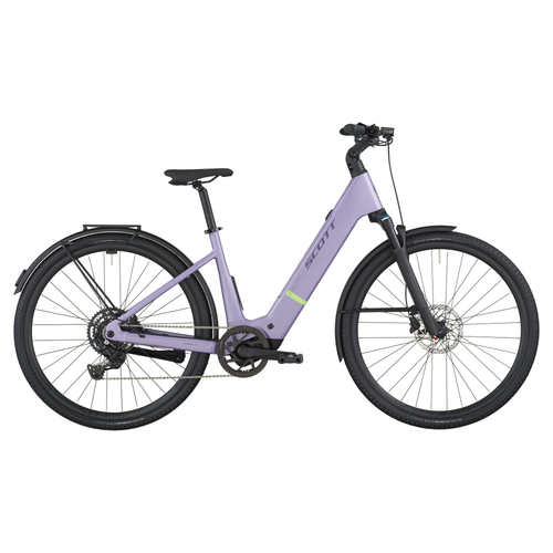 2026 Scott Passage 20 Wave Electric Hybrid Bike In Lila Purple
