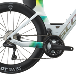 SCOTT Plasma RC Pro in Cumulus White/Viper Green, detail view