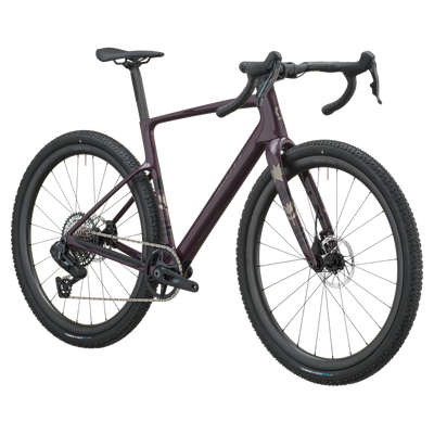 SCOTT Addict Gravel 30 in Mulberry Purple, side view