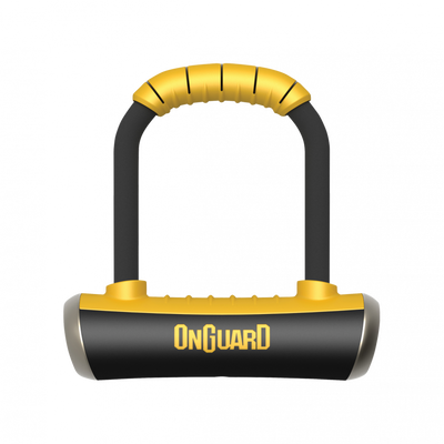 OnGuard Pitbull Mini Lock in Black/Yellow