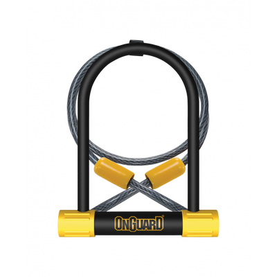 OnGuard Bulldog DT Lock in Black/Yellow