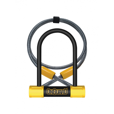 OnGuard Bulldog Mini DT Lock in Black/Yellow