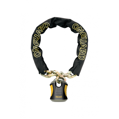 OnGuard Beast Chain Lock in Black/Yellow