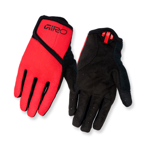 2026 GIRO DND Jr II Men's Mountain Bike Gloves in Flame Red