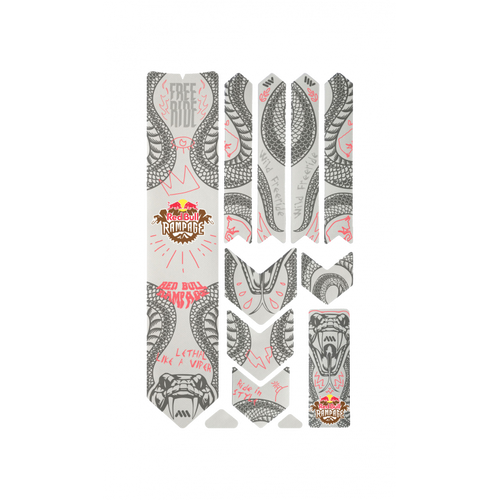 All Mountain Style Frame Guard Extra - Red Bull Rampage Freeride in Grey