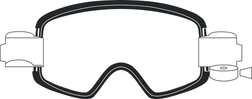 2026 GIRO Dropline Roll Off Unisex Mountain Bike Goggles in Clear