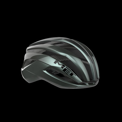MET Trenta 3K Carbon Airframe MIPS Road Cycling Helmet in Opal Grey