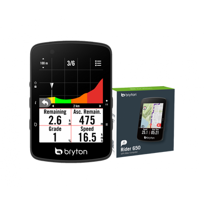 Bryton Rider 650 in Black