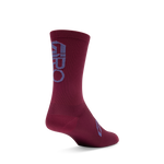 2026 GIRO Comp Racer High Rise Unisex Cycling Socks in Dark Maroon