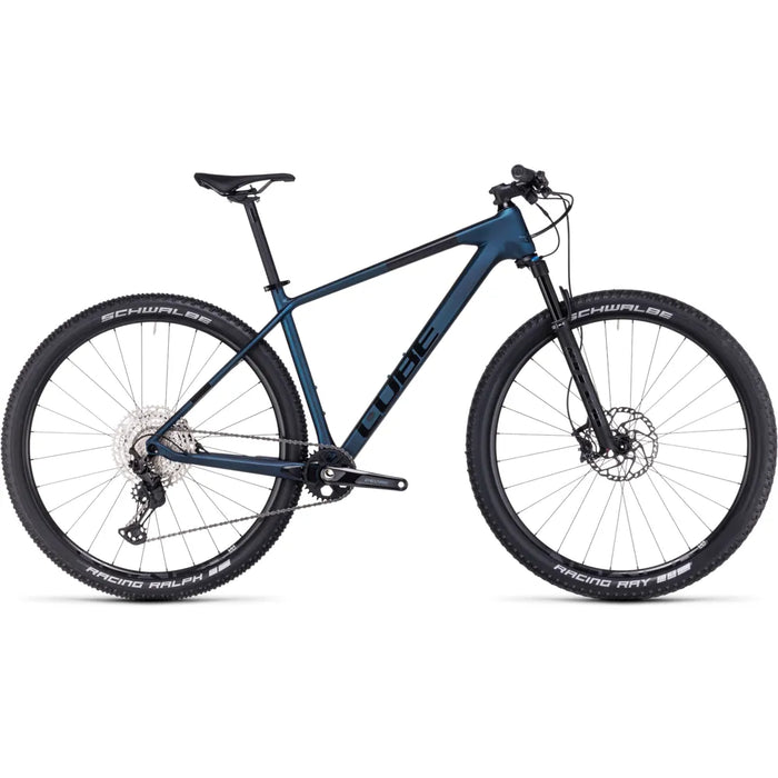 2023 Cube Reaction C:62 Race 29 Carbon Hardtail Mountain Bike in Blue