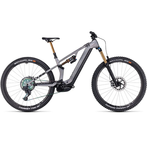 2024 Cube Stereo Hybrid ONE55 C:68X SLT 750 eMTB in Silver