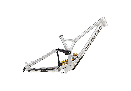 2026 Specialized Demo Race Frameset Bike in Gloss Flake Silver