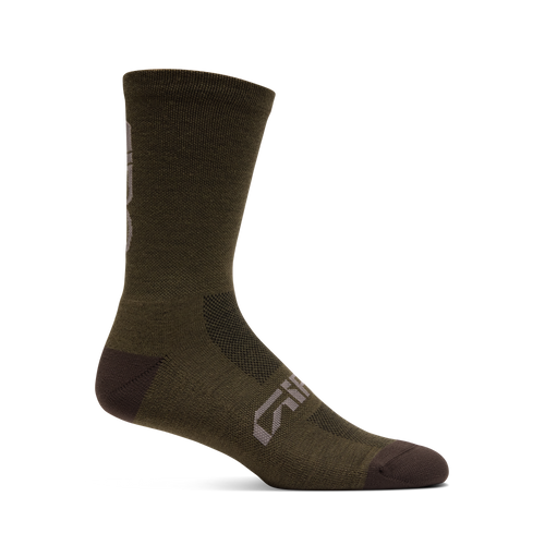 2026 GIRO Winter Merino Wool Unisex Cycling Socks in Dark Sage