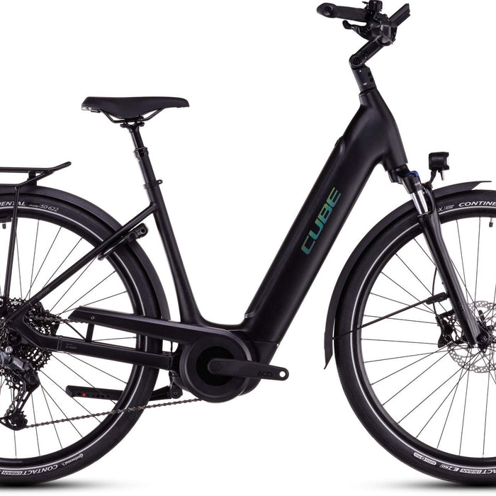 2026 Cube Cube Supreme Hybrid Pro 625 Easy Entry Electric Hybrid Bikes In Black And Spectral