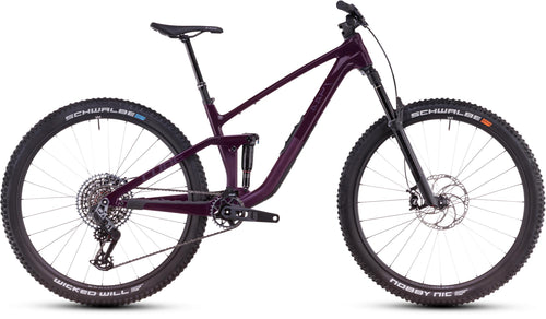 2026 Cube Cube Stereo One44 C:68X Slx 29 Full Suspension Mountain Bike In Liquidviolet And Black