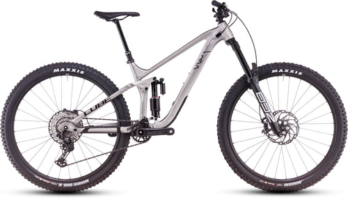 2026 Cube Cube Stereo One77 Race 29 Full Suspension Mountain Bike In Rawmetal And Black