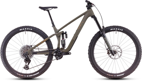2026 Cube Cube Stereo One77 C:68X Tm 29 Full Suspension Mountain Bike In Dustyolive And Gold