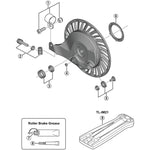 Shimano BR-IM45-R inner cable fixing bolt unit