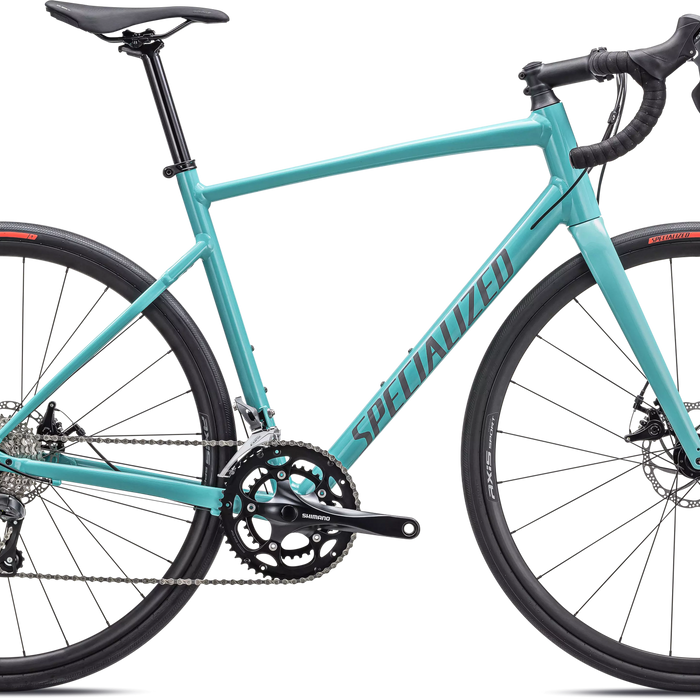 2024 Specialized Allez E5 Shimano Claris Alloy Road Bike in Gloss Lagoon Blue