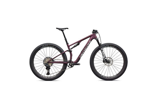 2026 Specialized Epic 8 Expert Di2 Full Suspension Mountain Bike in Satin Bordeaux Metallic