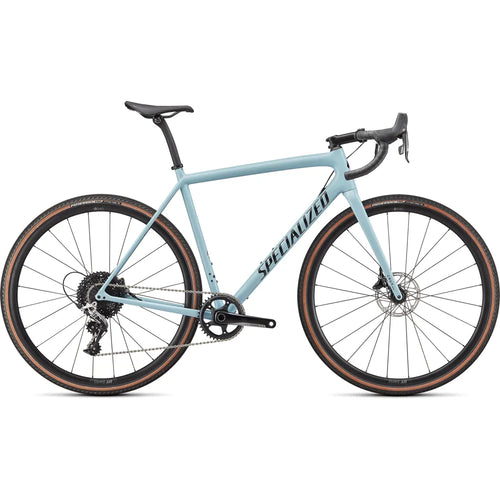 Specialized Crux Comp Carbon Gravel Bike in Gloss Arctic Blue Size 58