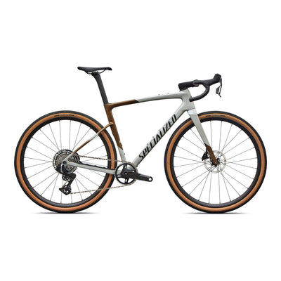 Specialized Crux 5 Expert SRAM Force XPLR Carbon Gravel Bike in Burnt Gold/Dolomite Metallic/Obsidian Metallic | 2027