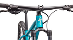 Head tube detail, Rockhopper Comp in Gloss Teal Tint / Agave Grey