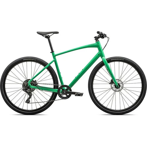 2024 Specialized Sirrus X 2.0 Hybrid Bike in Electric Green/Smoke