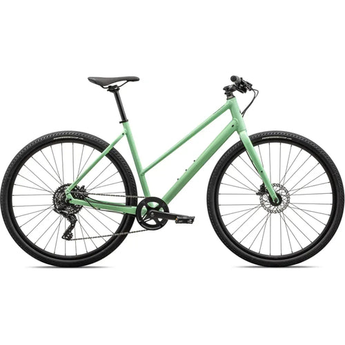 2024 Specialized Sirrus X 2.0 Step-Through Hybrid Bike in Oasis