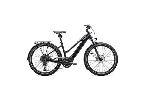 2026 Specialized Turbo Vado 5.0 Step-Through Electric Hybrid Bike in Gloss Castblack