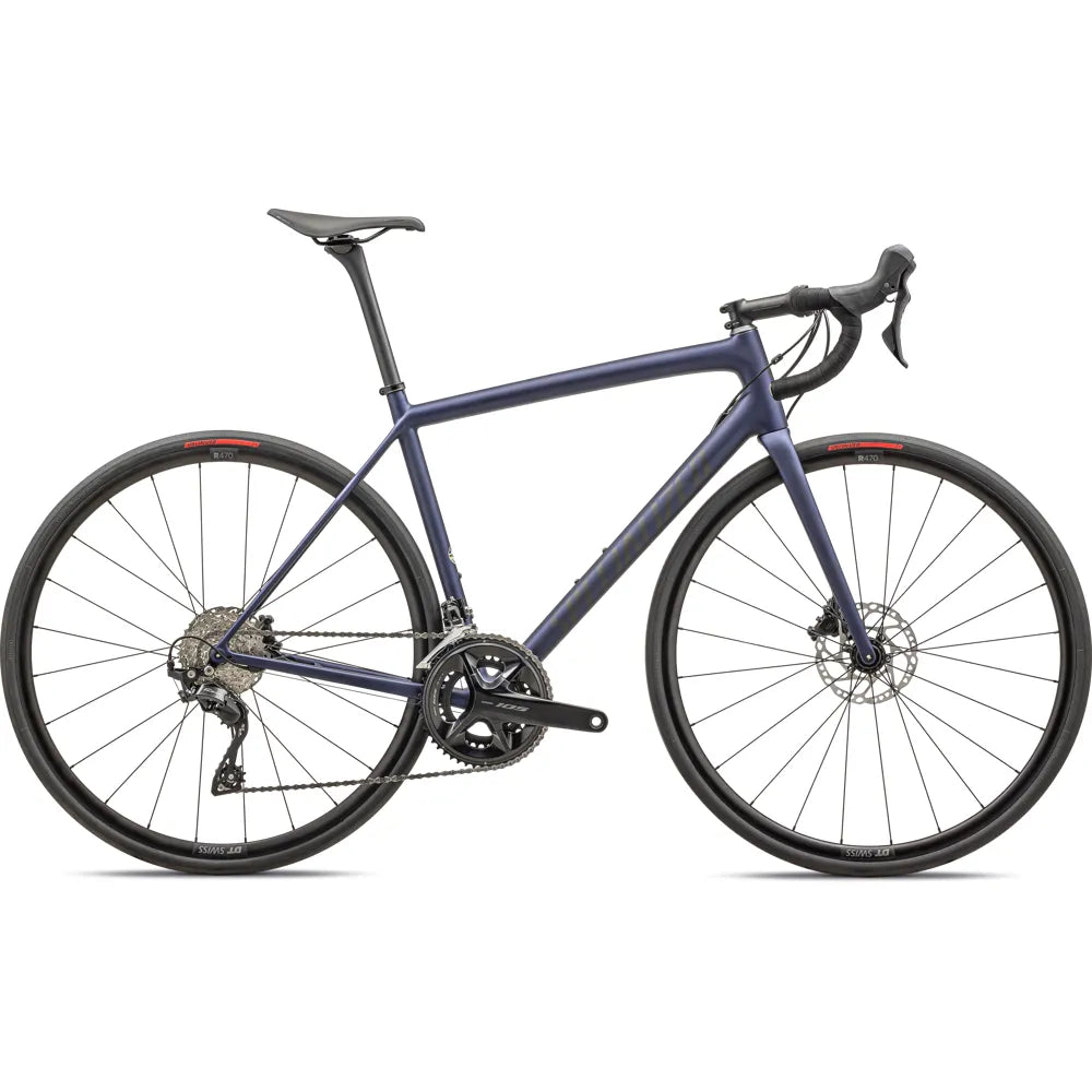 2024 Specialized Aethos Sport 105 Carbon Road Bike in Blue