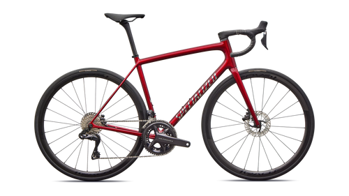 2026 Specialized Aethos 2 Pro Shimano Ultegra Di2 Carbon Road Bike in Gloss Red