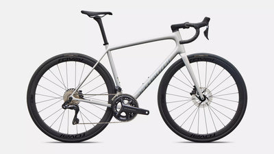 2027 Specialized Aethos 2 Expert Ultegra Di2 Road Bike in Silver