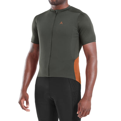 Altura Endurance Men's Short Sleeve Cycling Jersey in Carbon/Rust