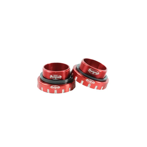 Hope 30mm Threaded Stainless Steel Bottom Bracket in Red