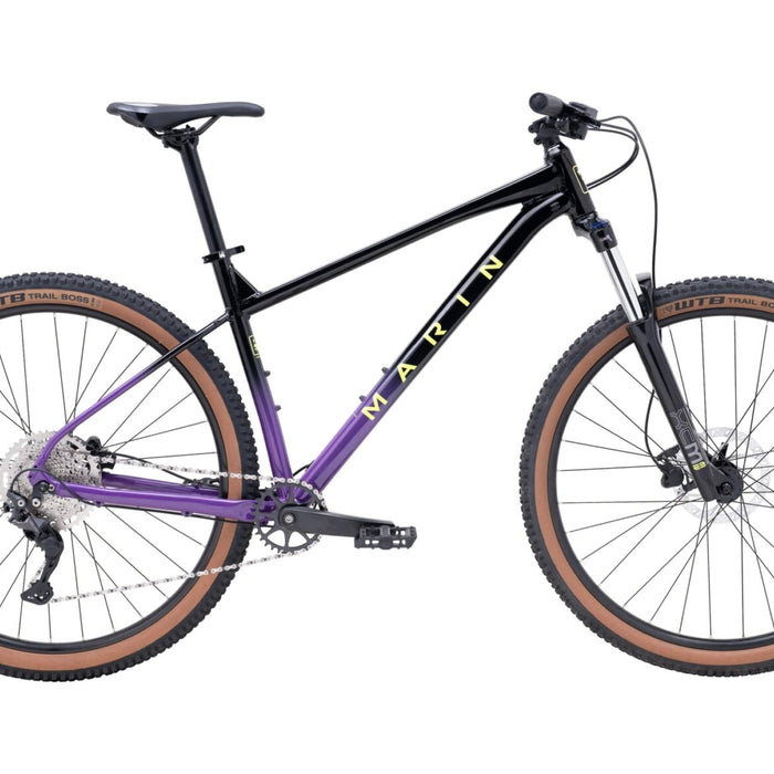 Marin Bobcat Trail 4 Hardtail Mountain Bike in Black and Purple