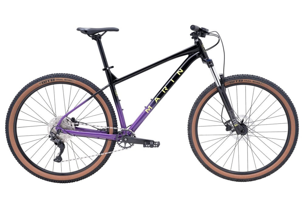 Marin Bobcat Trail 4 Hardtail Mountain Bike in Black and Purple