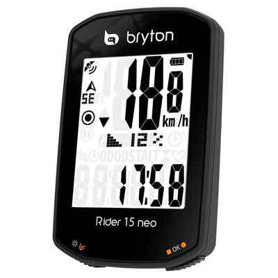 Bryton Rider 15E Neo GPS Cycle Computer in Black