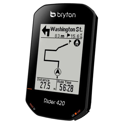 Bryton Rider 420E GPS Cycle Computer in Black