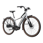 2027 Cannondale Flying V 1 Electric Hybrid Bike in Silver