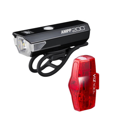 CatEye AMPP 200 / VIZ 100 Bike Light Set