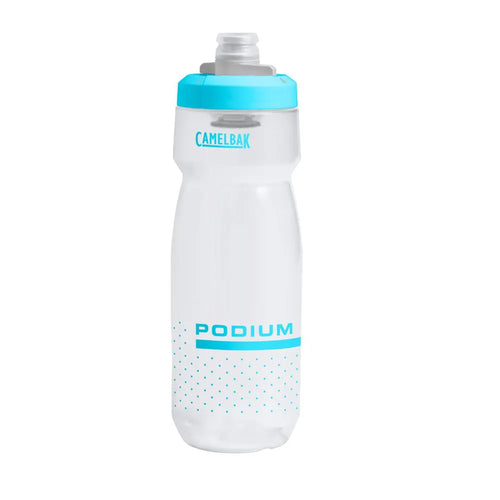 Camelbak Podium Water Bottle Clear And Blue