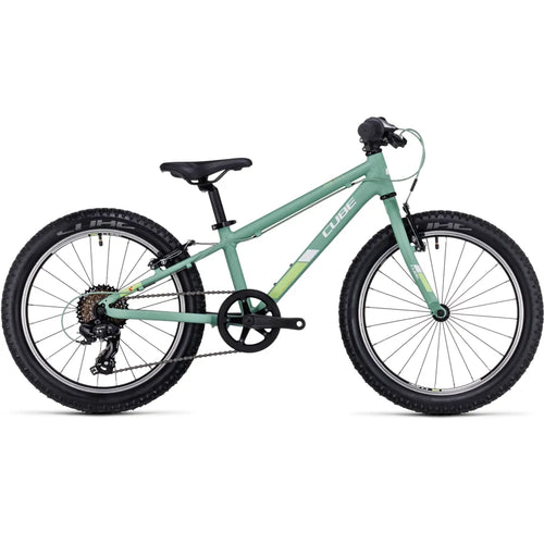 2023 Cube Acid 200 20 Inch Kids Bike in Green and White