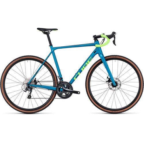 2023 Cube Cross Race Cyclocross Bike in Flash Petrol and Green