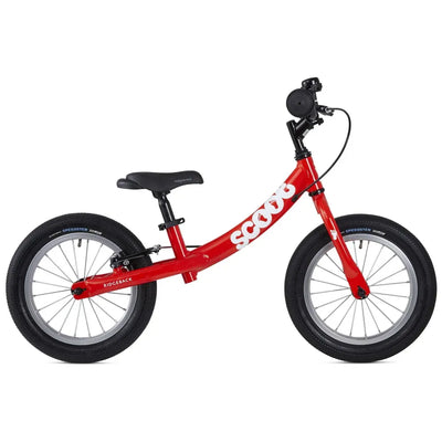 2023 Ridgeback Scoot XL 14 Inch Kids Balance Bike in Red