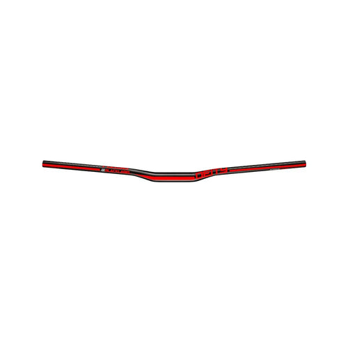 Deity Blacklabel 15mm Rise x 800mm Aluminium Handlebar in Red