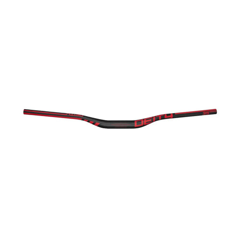 Deity Speedway 35mm Carbon Handlebar in Red with 30mm Rise