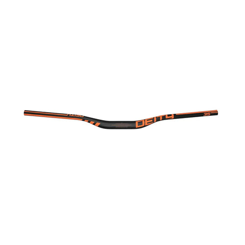 Deity Speedway 35mm Carbon Handlebar in Orange with 30mm Rise