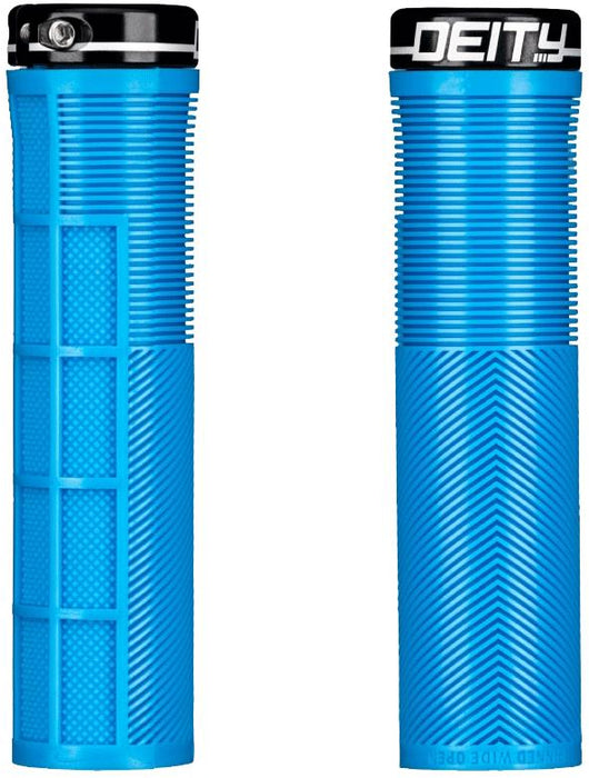 Deity Knuckleduster Grips in Blue